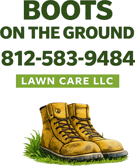 Boots On The Ground Lawn Care logo